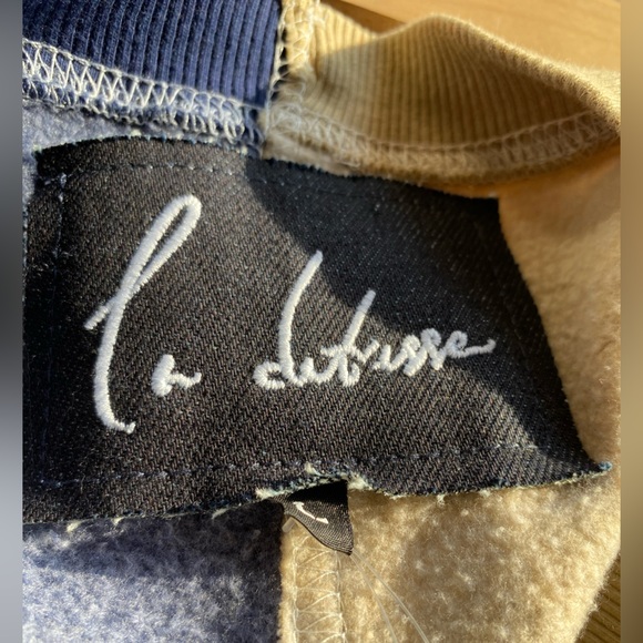 La Detresse Sweatshirt and Joggers in Tan Blue SZ L NEW - Picture 15 of 16